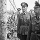 Himmler inspects a prisoner of war camp in Russia, circa 1941. (Image: U.S. National Archives and Records Administration)